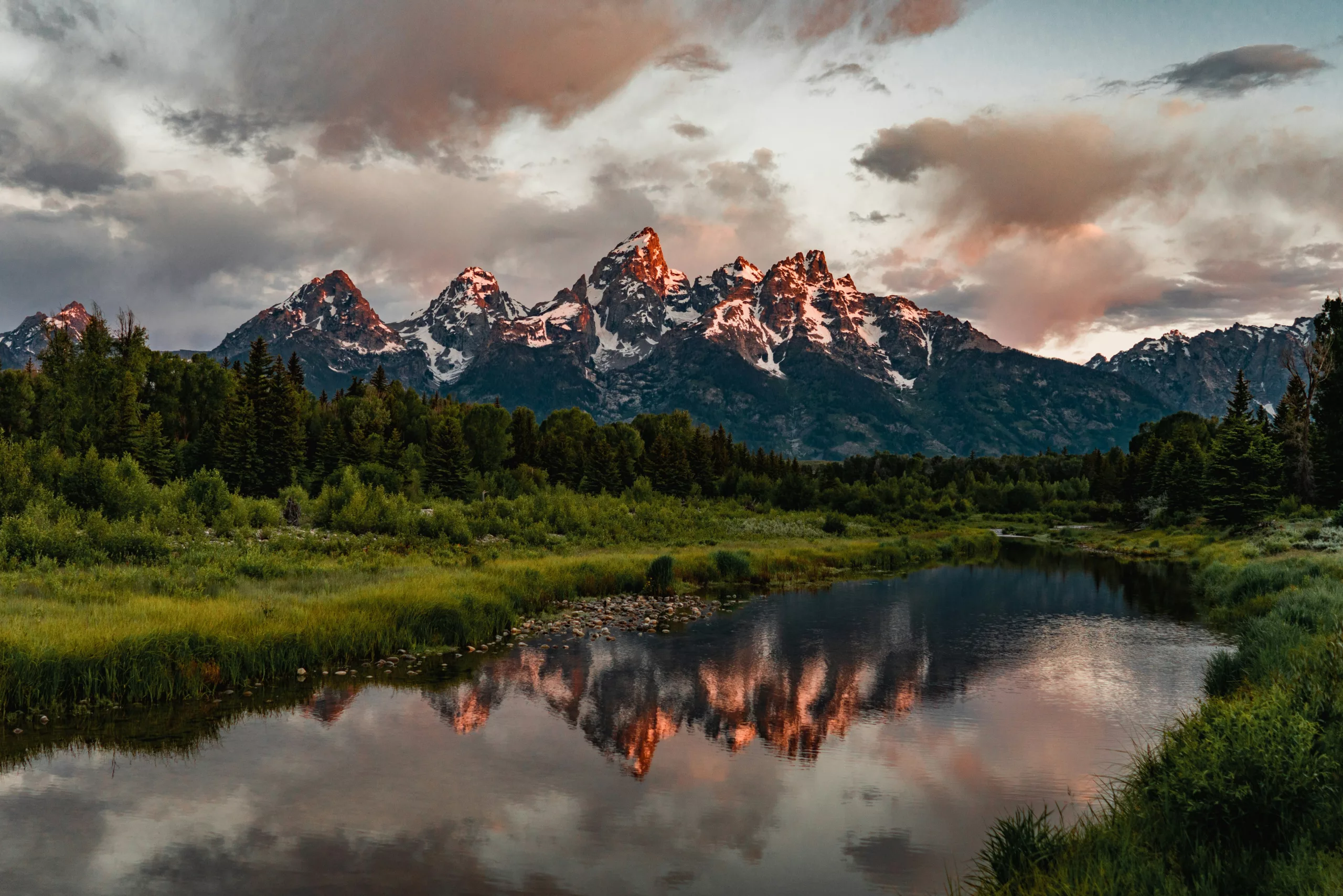 Mountain lake featured in the National Parks Mystery Series